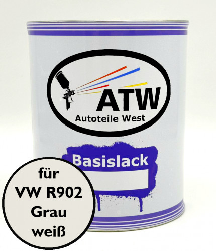 Autolack für VW R902 Grauweiß